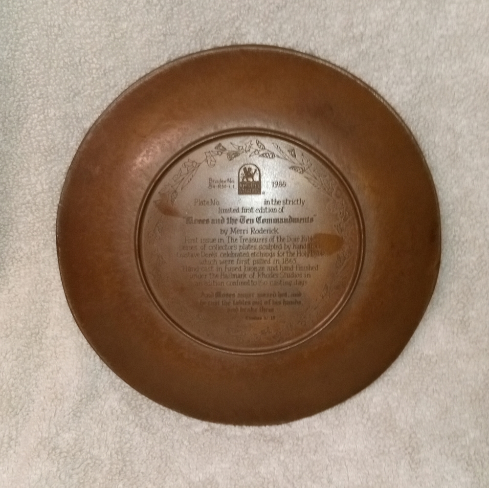 Limited 1st Edition Moses & the 10 Commandments by Rhodes Studios Merri Roderick - Picture 4 of 4
